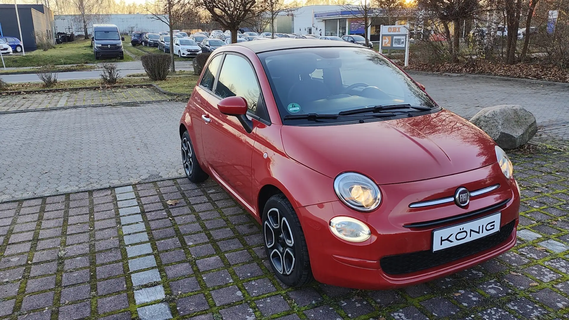 Fiat 500C CLUB Klima Carplay Rot - 2