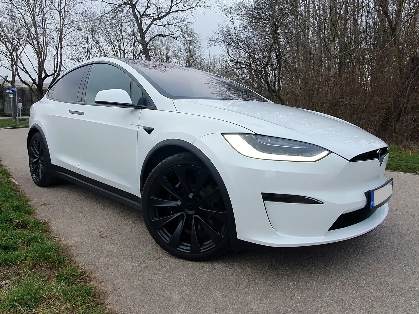 Tesla Model X Long Range 2023 Yoke FSD Full Autopilot 22'' AHK bijela - 2
