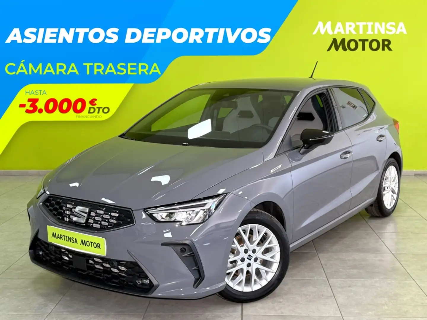 SEAT Ibiza 1.0 TSI S&S FR 85kW Gris - 1
