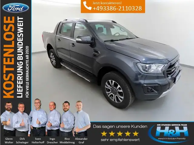 Ford Ranger 2.0 Aut 4x4 Wildtrak AHK+LED+SHZ+ParkAss