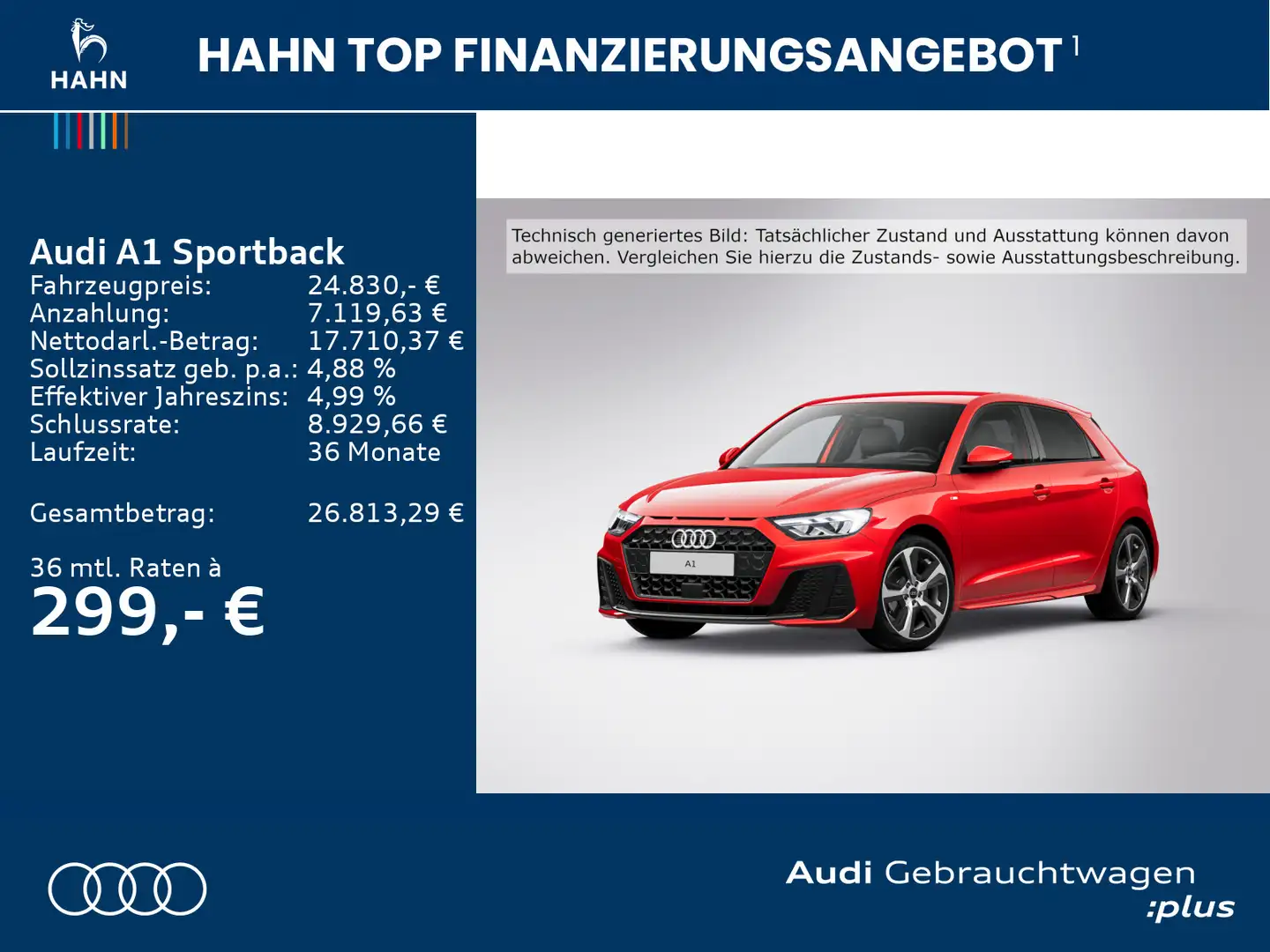 Audi A1 35TFSI S line S-tronic Virtual LED Rot - 2