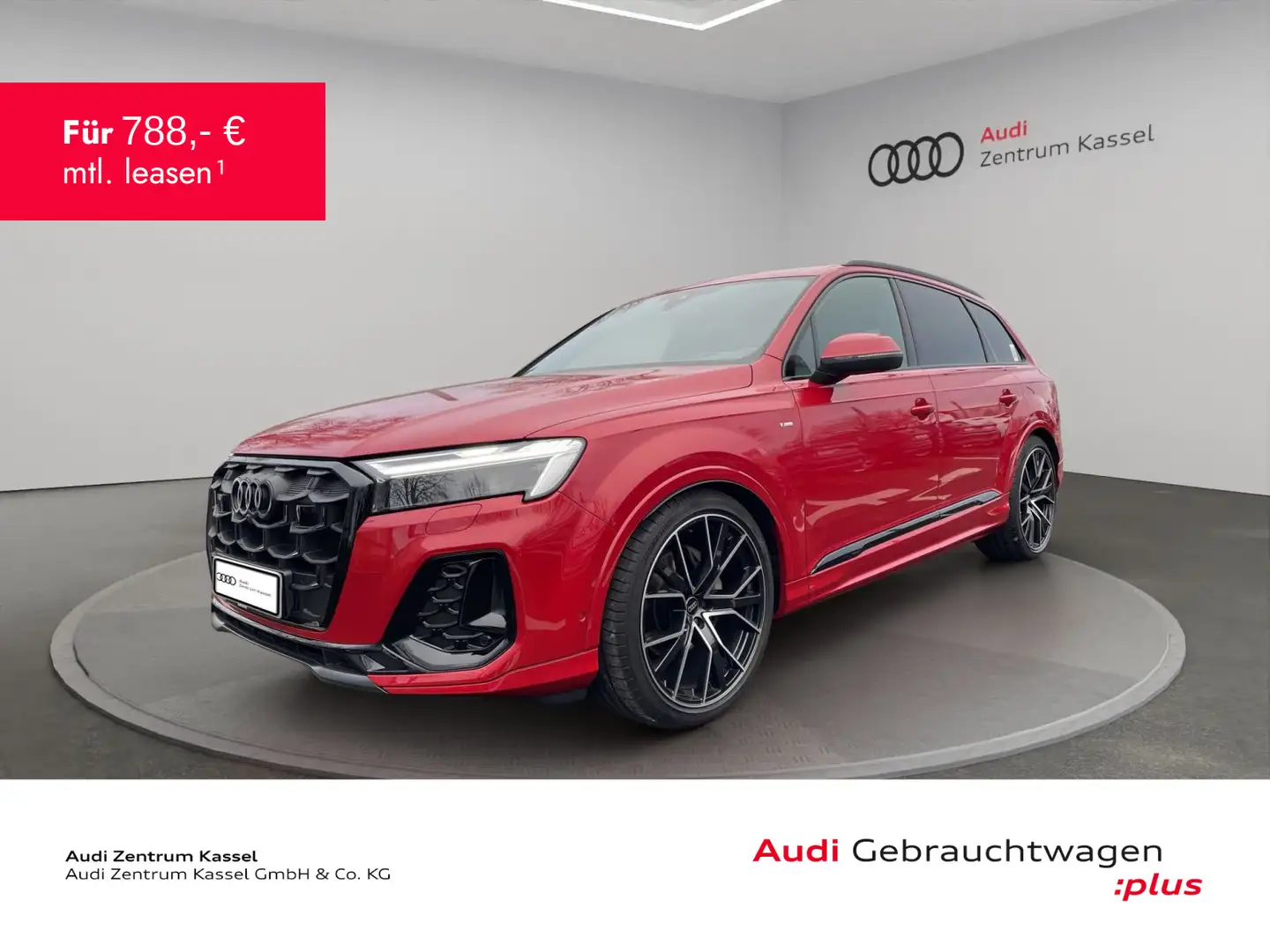 Audi Q7 45 TDI quattro S line Matrix B&O Pano HuD AHK Rot - 1
