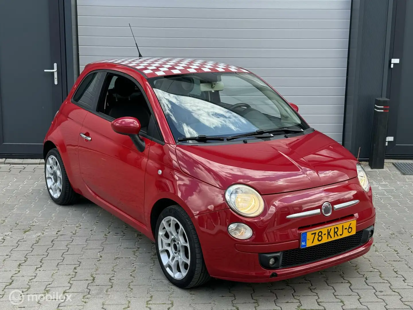 Fiat 500 1.4 Sport| Airco| 6 Bak| 100Pk| Leder| Nieuwe Apk Rouge - 2