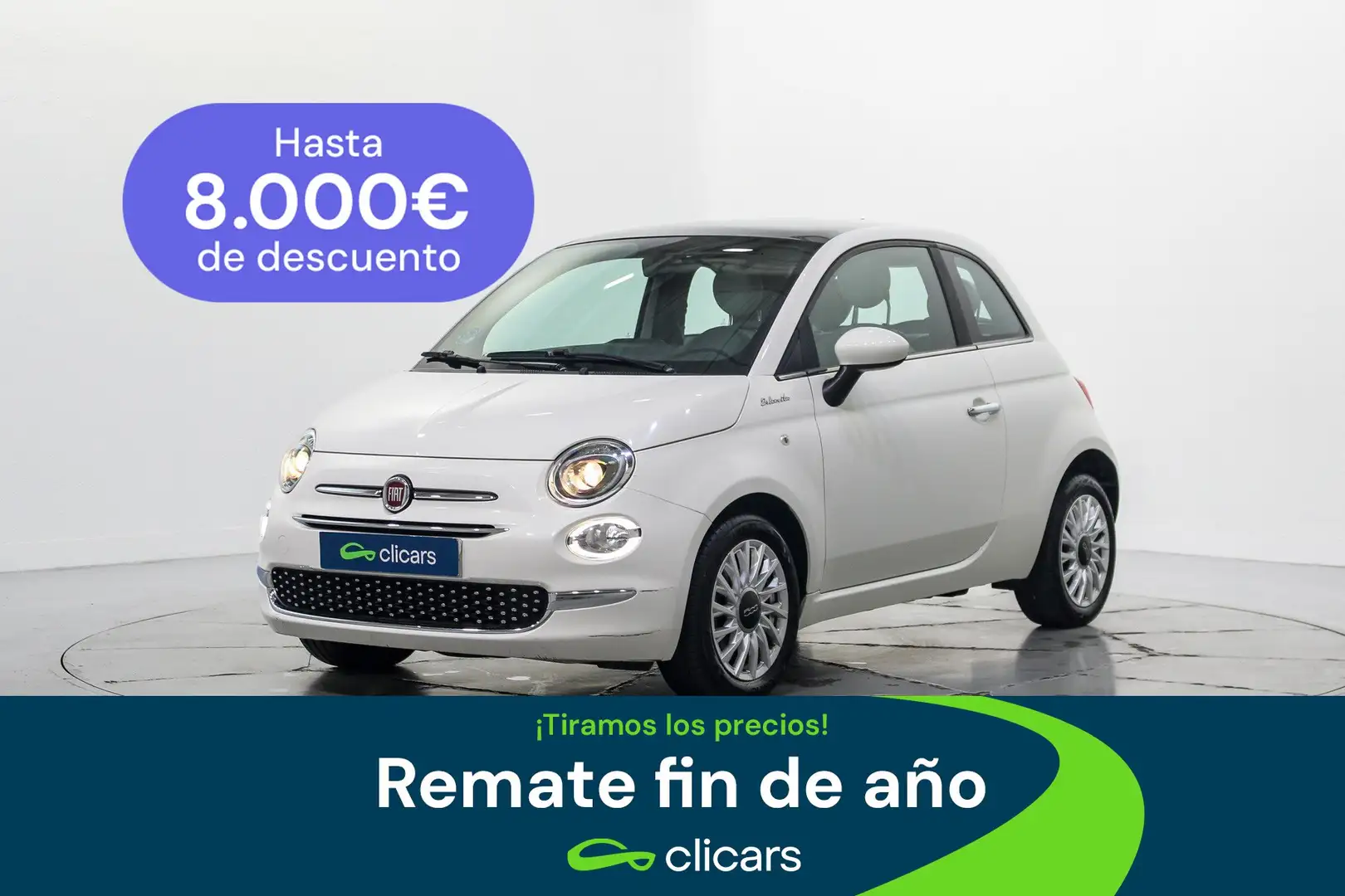 Fiat 500 1.0 Hybrid Dolcevita 52kW Blanco - 1