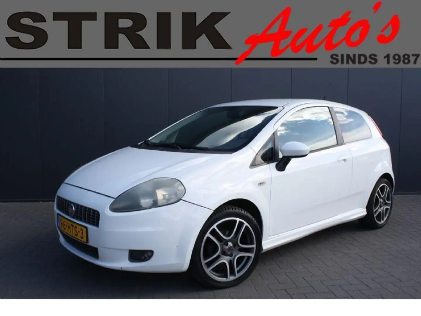 Fiat Grande Punto 1.4 NeroBianco - AIRCO - 17" LMV Alb - 1