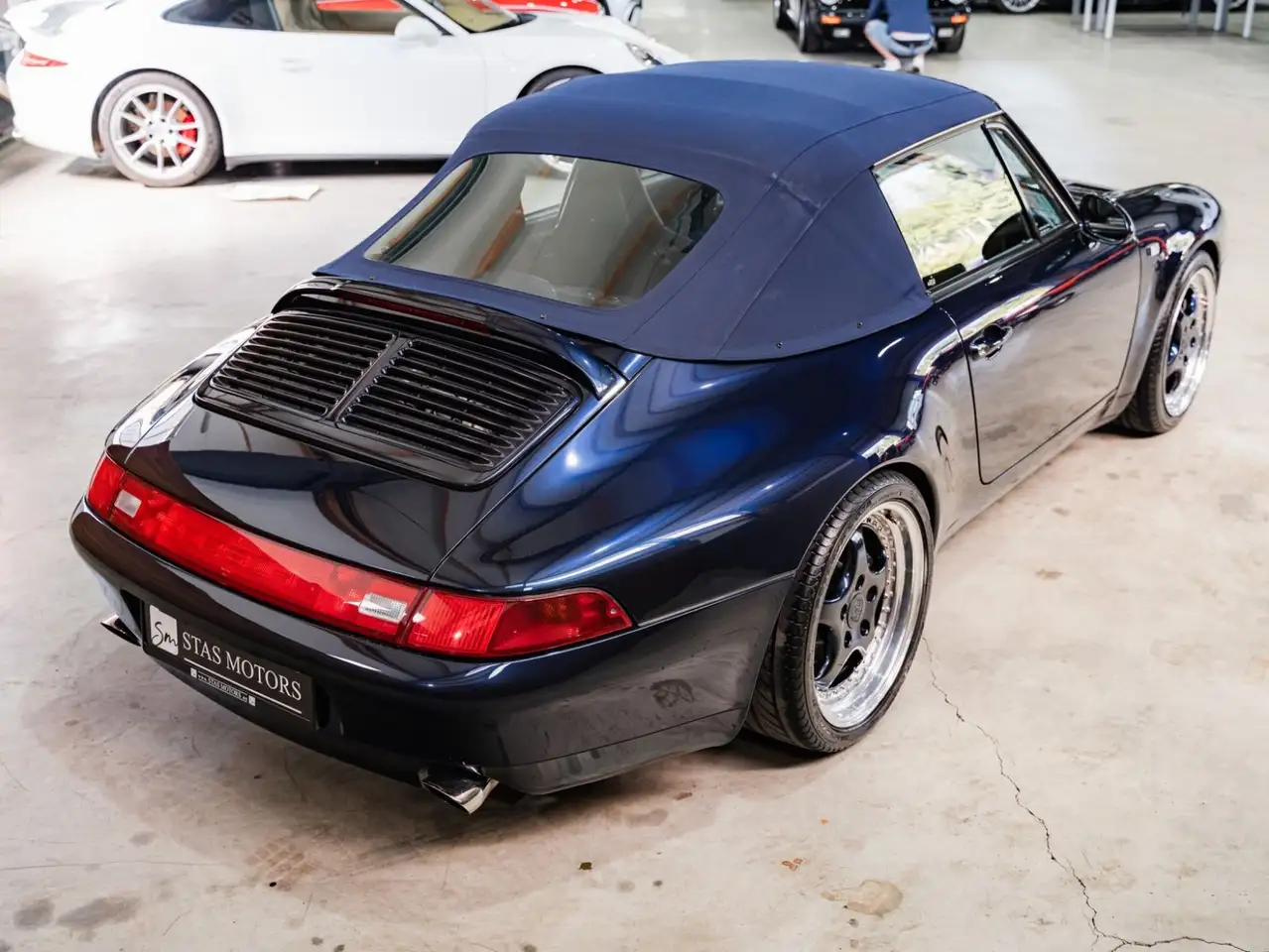 Porsche 993 CARRERA 2 CABRIO*DEUTSCH*SCHECKHEFT*3x BLAU, foto 12