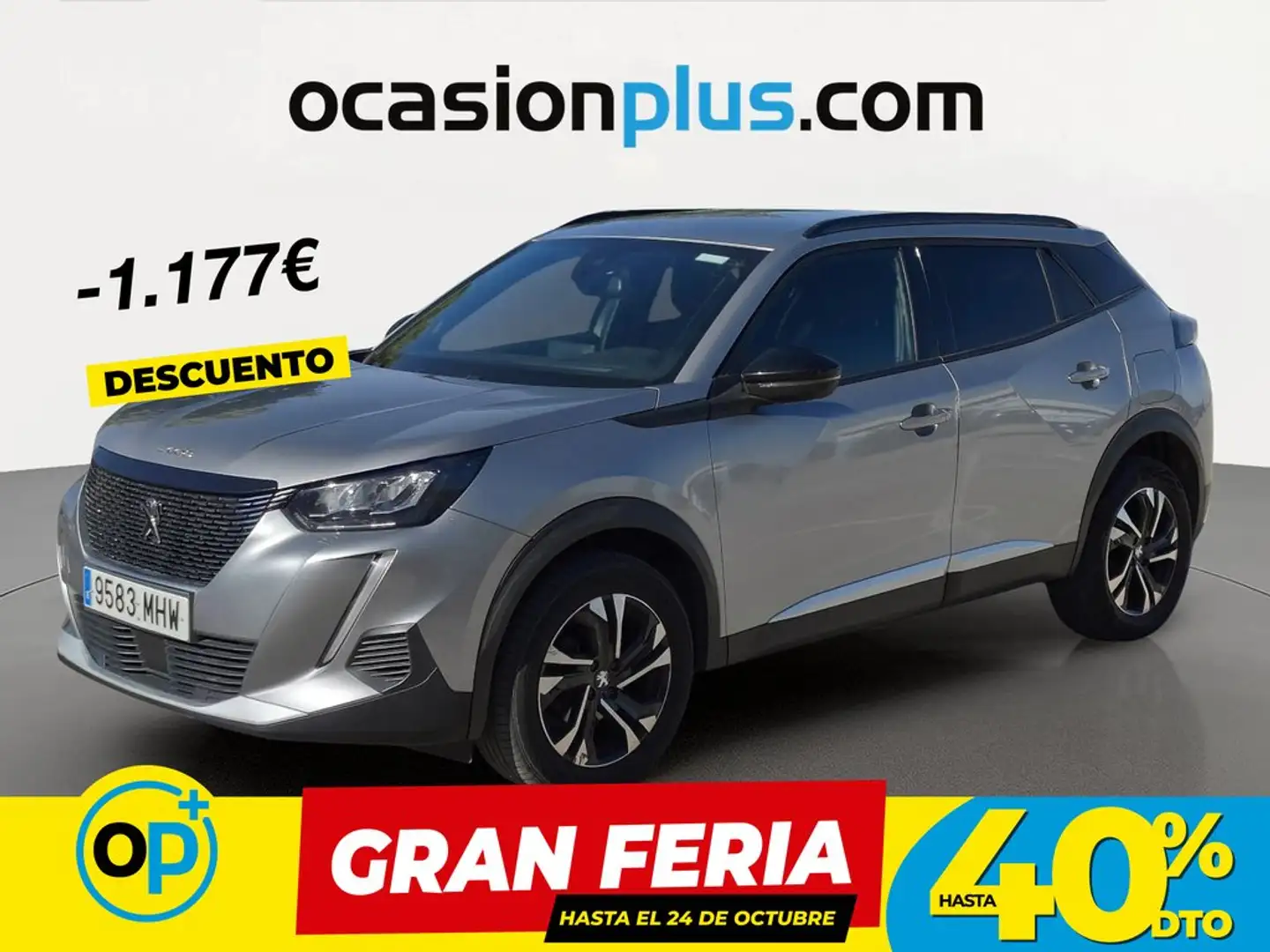 Peugeot 2008 1.2 PureTech S&S Allure Pack 100 Gris - 1