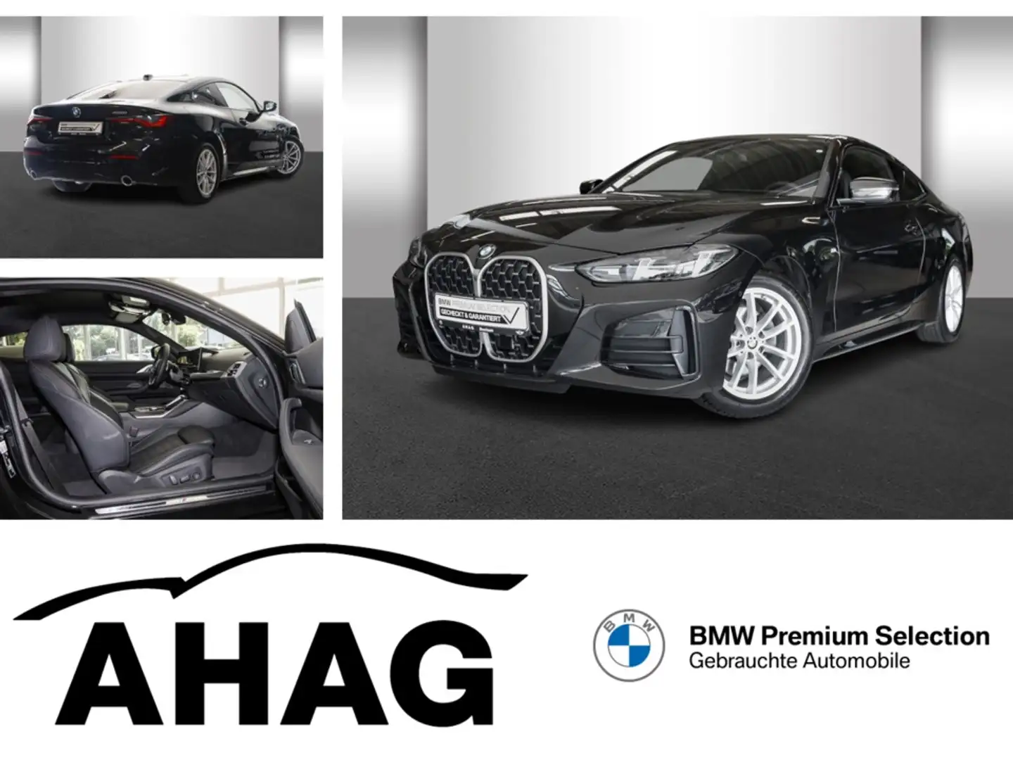 BMW 420 i Coupe Aut. Facelift M Sport Leder Hifi Schwarz - 1