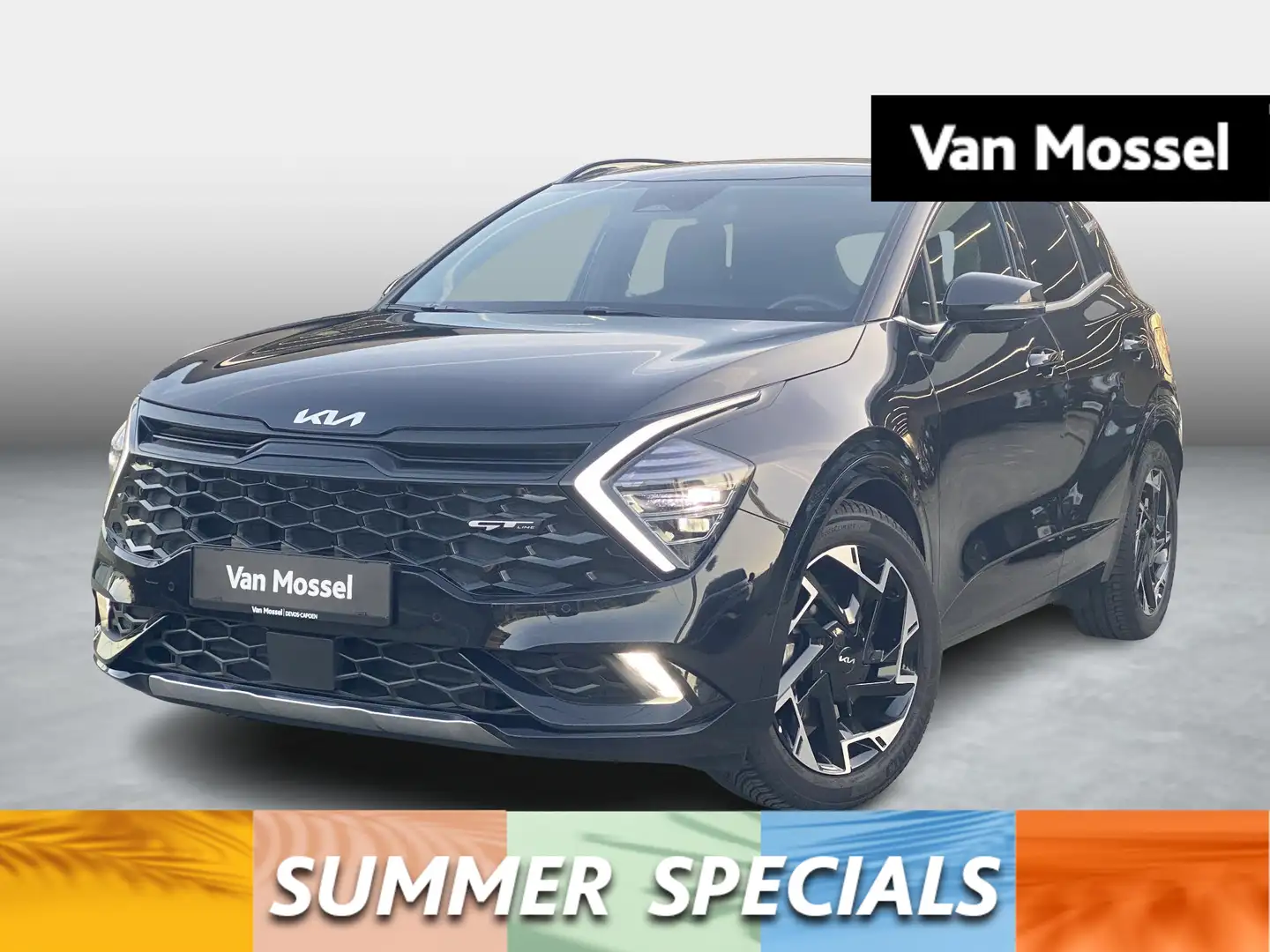 Kia Sportage 1.6 T 7DCT GT-Line + Drivewise en premium Pack Zwart - 1