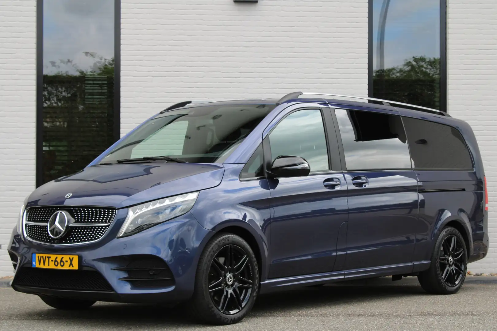 Mercedes-Benz V 300 300d / BPM VRIJ / XXL / AMG / DC / 2x Elec Schuifd Blauw - 2