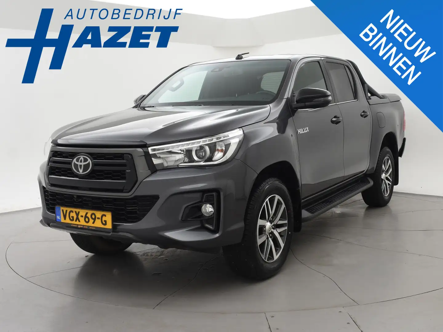 Toyota Hilux 2.4 D-4D AUT. 4X4 DOUBLE CAB EXECUTIVE ORIG. NL *4 Gris - 1