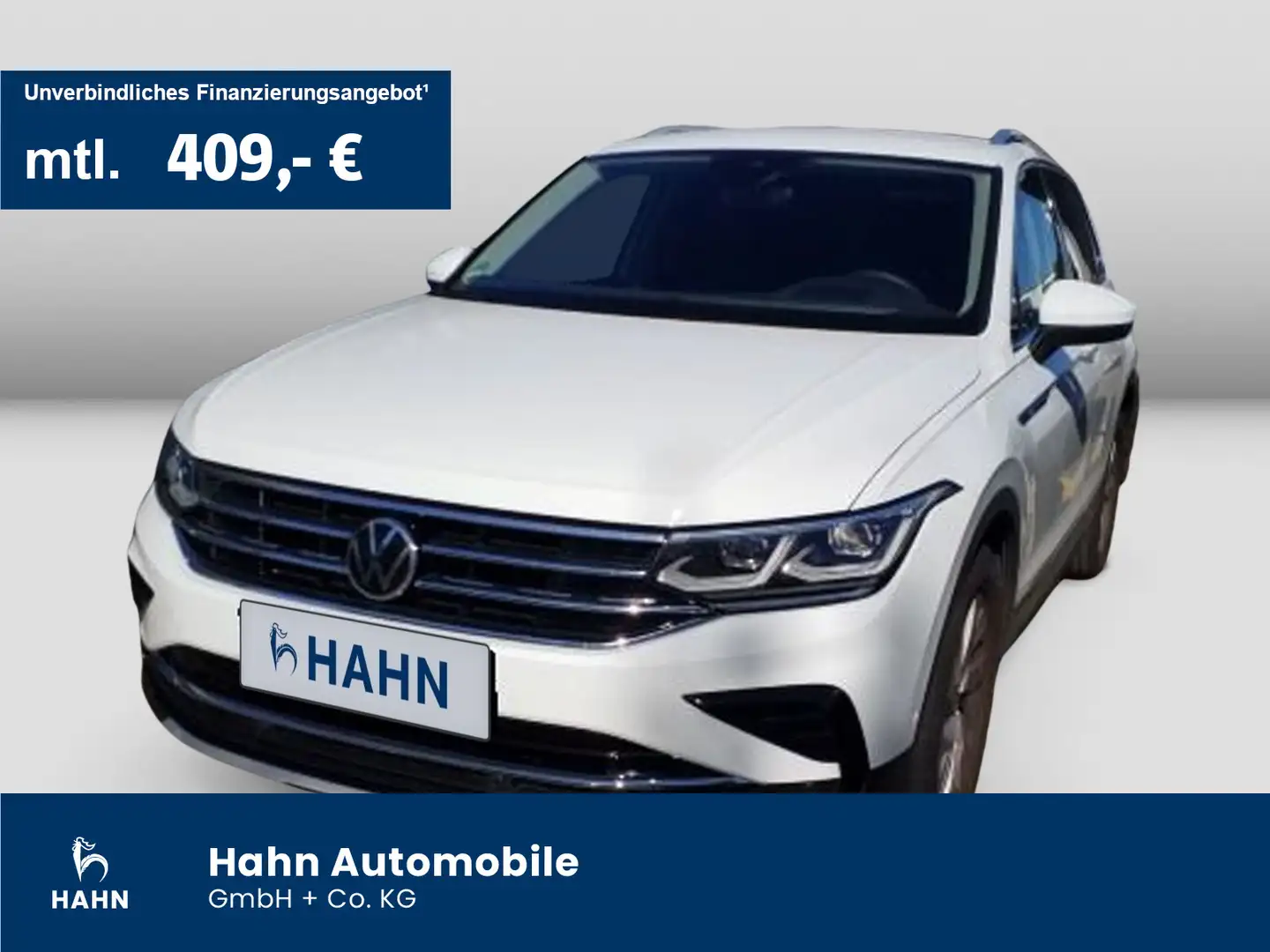 Volkswagen Tiguan 2.0TDI Elegance 4M DSG LED ACC AHK PDC Weiß - 1