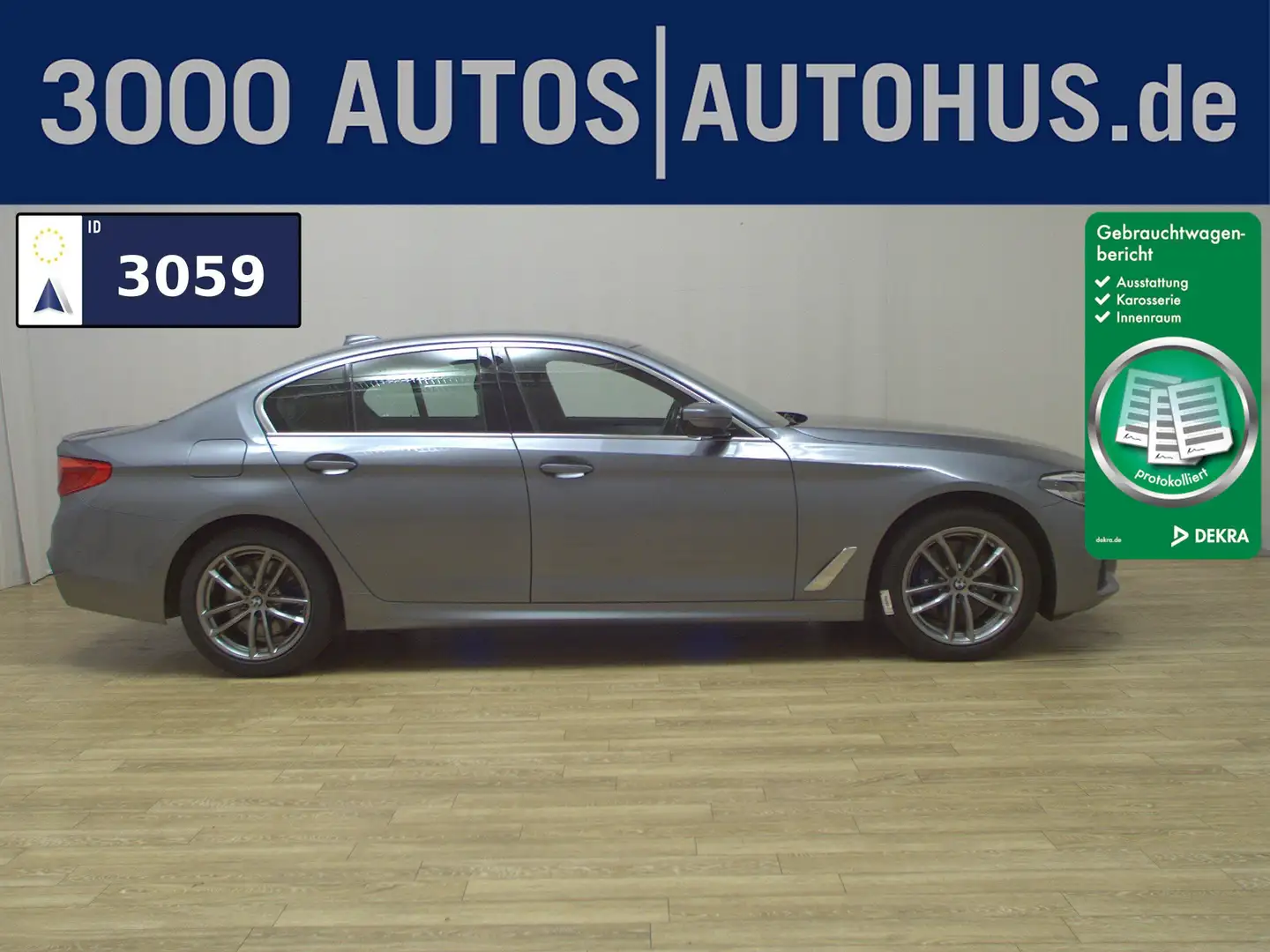 BMW 530 e M-Sport Navi LC Pro HuD Harman-Kardon LED+ Blau - 1