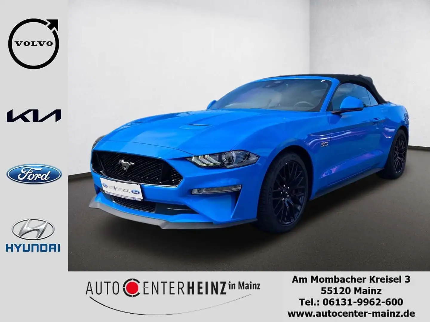 Ford Mustang Convertible 5.0 Ti-VCT V8 Aut. GT Синий - 1