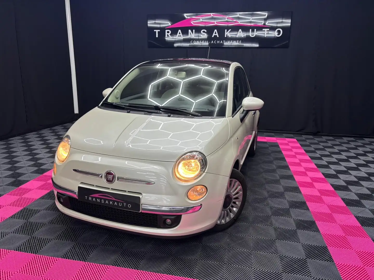 Fiat 500 500 1.2i Color Therapy / GARANTIE 12 MOIS Weiß - 1