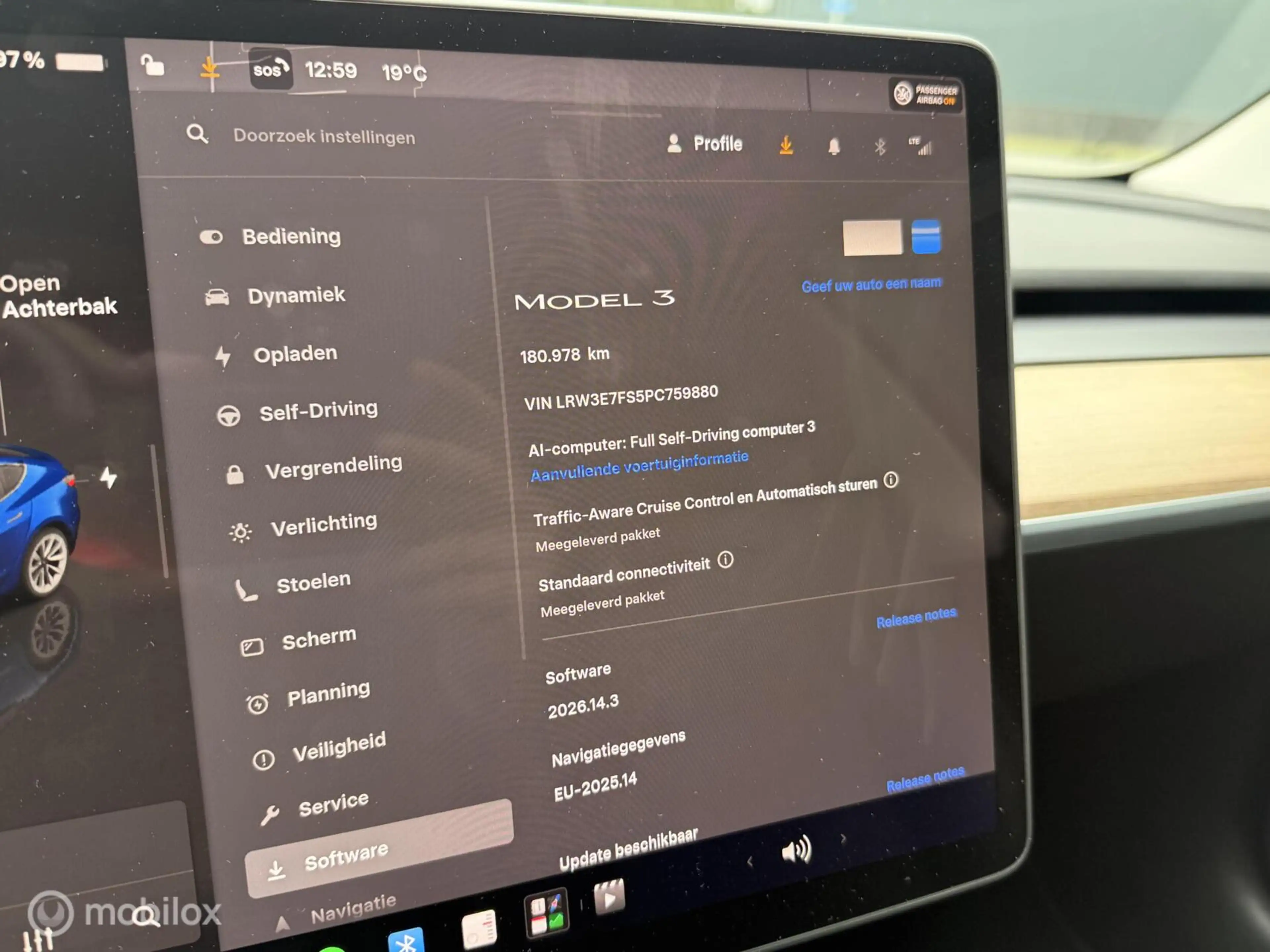 Tesla Model 3 RWD 60 kWh LFP | SOH 91% MOBA | Trekhaak | 19” | R — photo 21