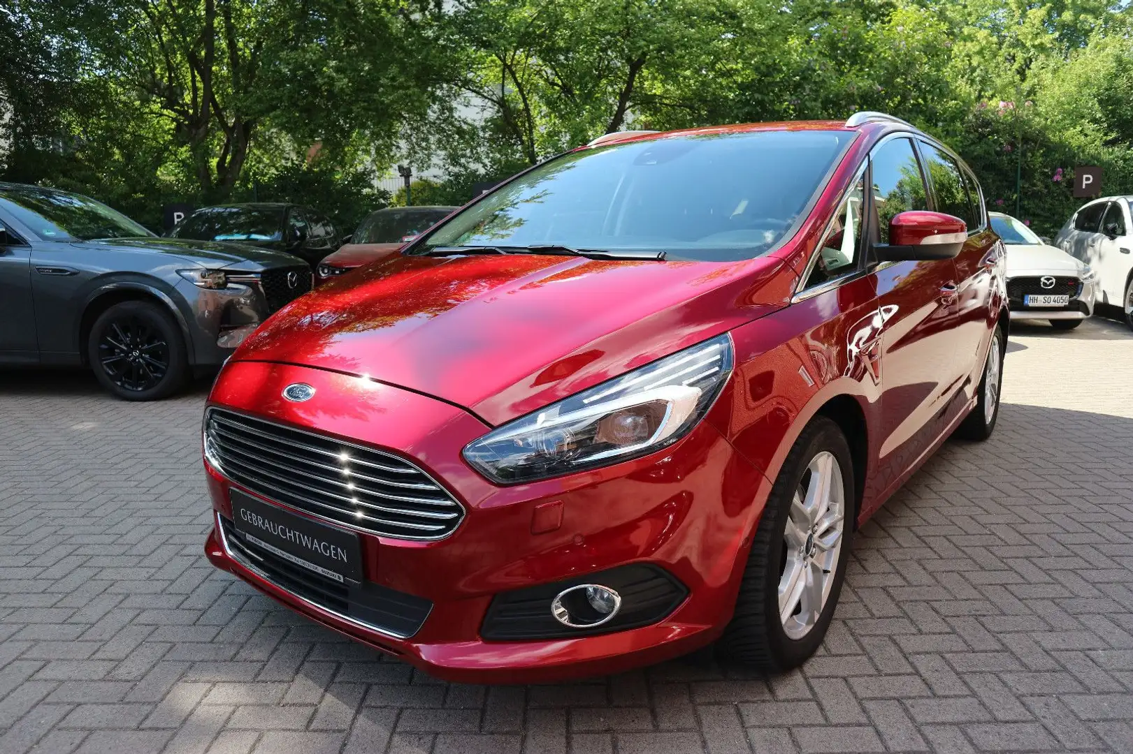 Ford S-Max 2.0 TDCI Titanium 7-SITZER/AHK/LED/NAV/KAM Rosso - 2