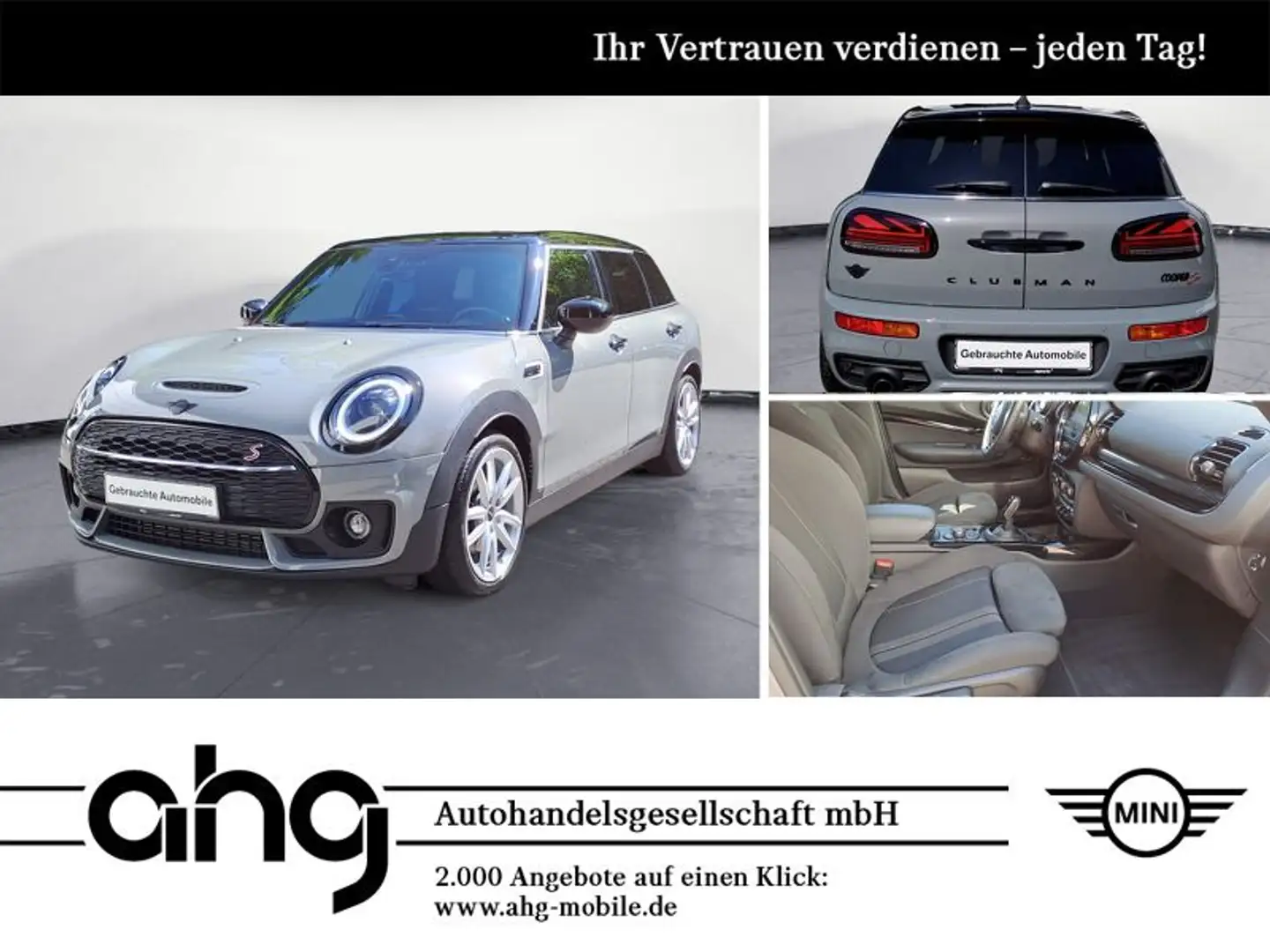 MINI Cooper SD Clubman Clubman Cooper SD Automatik JCWKS Trim Aut. PDC Grau - 1