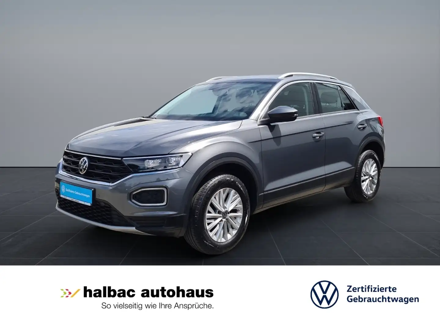 Volkswagen T-Roc 1.5 TSI Style+LED+PDC+SHZ+APPCONN+CLIMATR+ACC Grau - 1