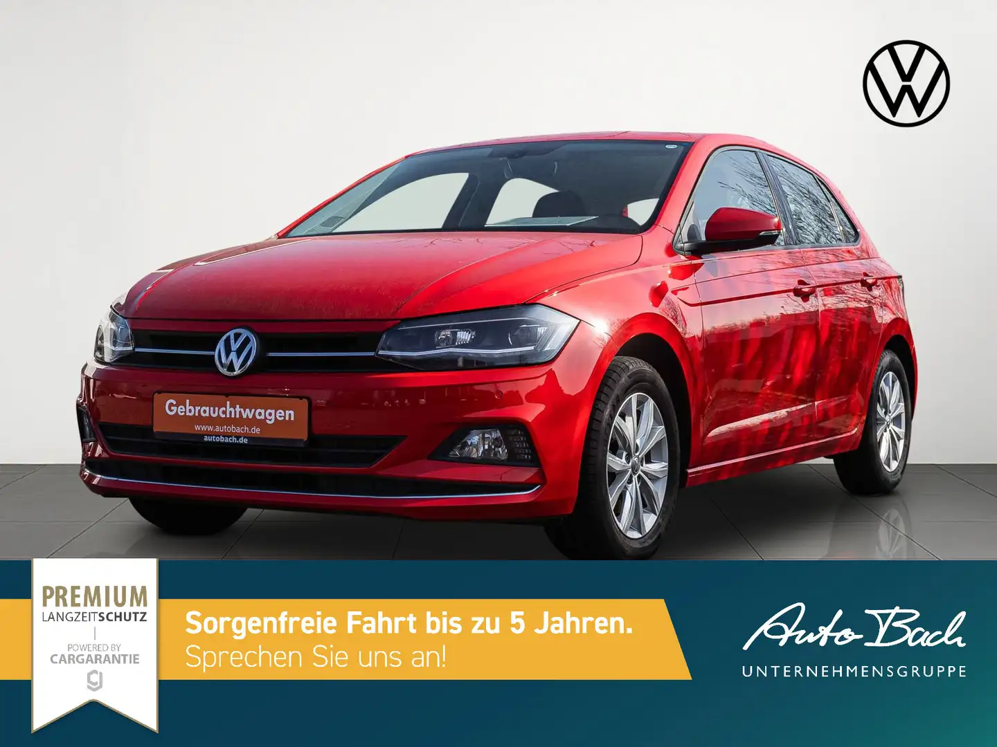Volkswagen Polo Highline 1.0TSI DSG Navi LED Climatronic EP Rot - 2