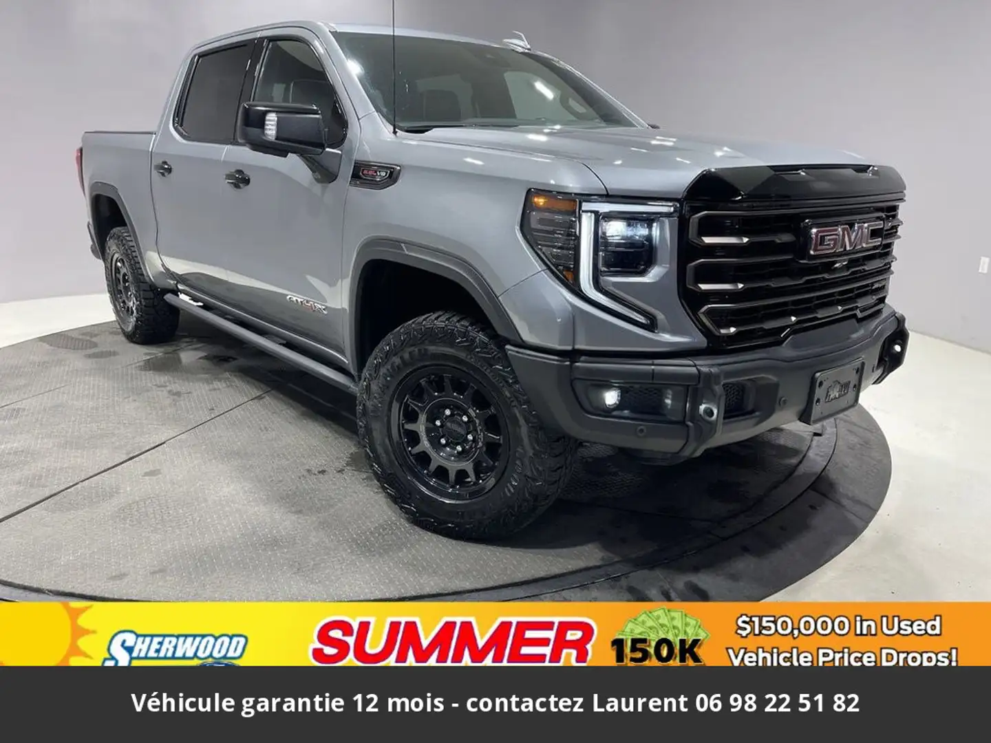 GMC Sierra AT4X 6.2L Tout compris hors homologation 4500e Argent - 1