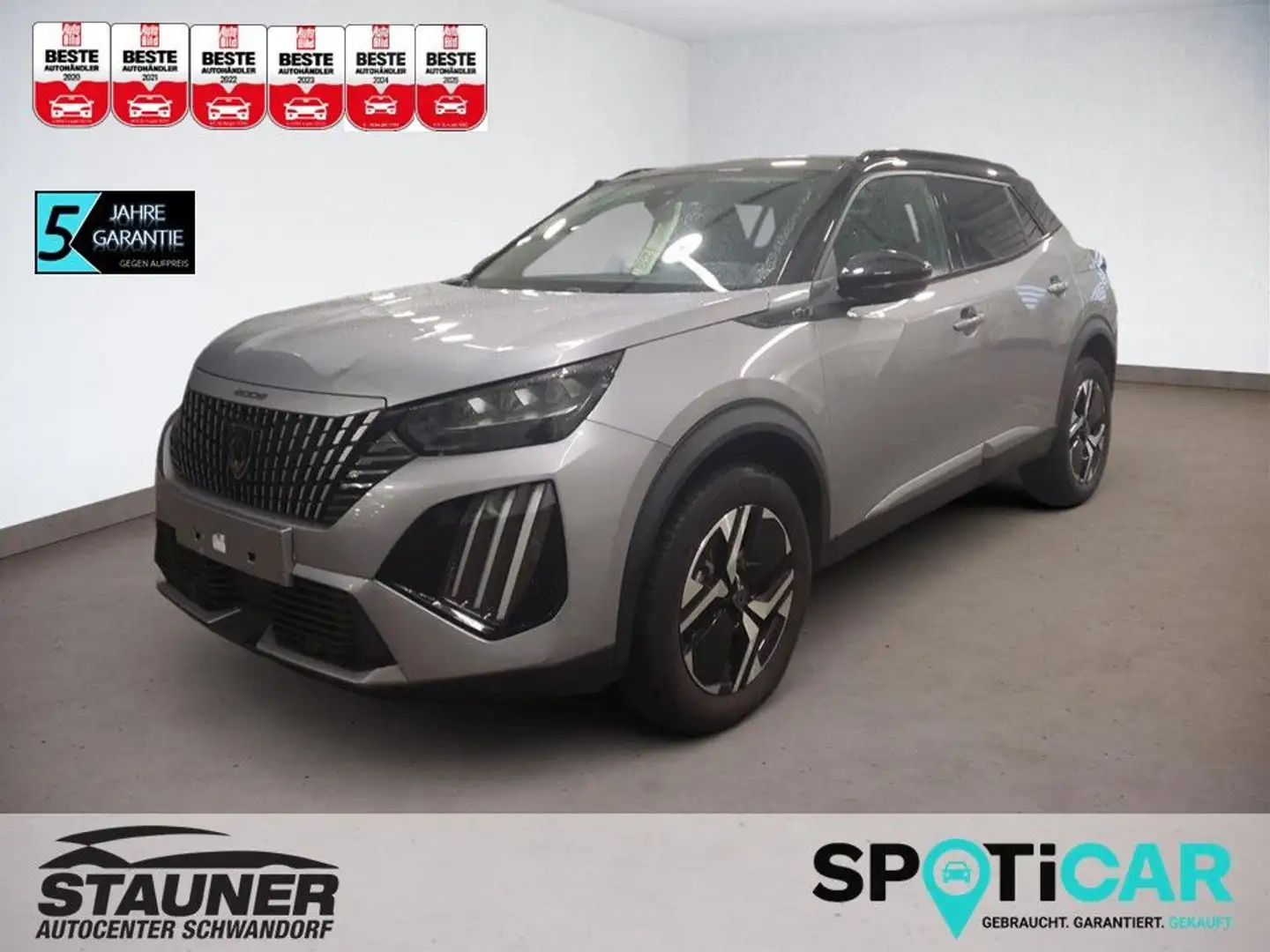 Peugeot 2008 Neuer 2008 GT PureTech AT8 130PS *PDC*ACC* Silber - 1