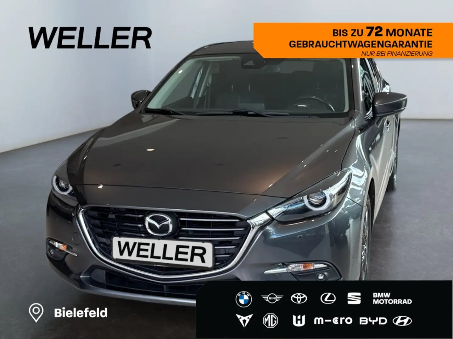 Mazda 3 SKYACTIV-G 120 Sports-Line *LED*BOSE*HUD*RCam* Grau - 1