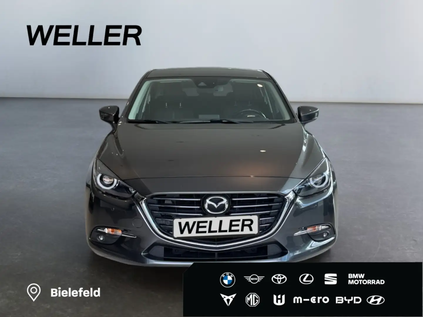 Mazda 3 SKYACTIV-G 120 Sports-Line *LED*BOSE*HUD*RCam* Grau - 2