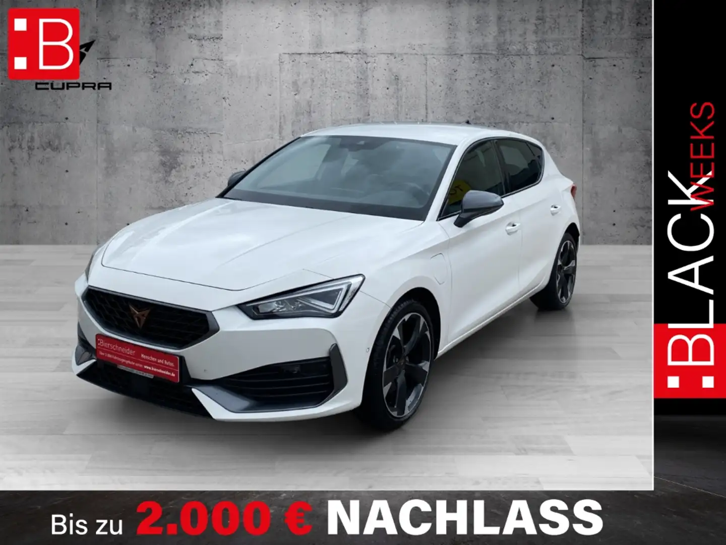 CUPRA Leon 1.4 e-HYBRID DSG LED Navi Kamera WP Blanc - 1