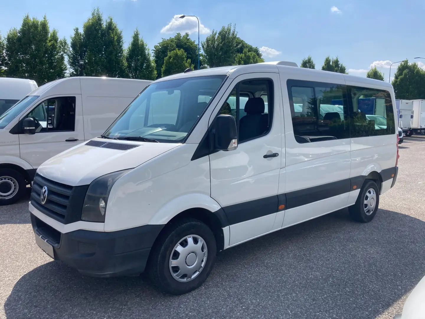 Volkswagen Crafter 140 TDI - PULMINO 9 POSTI Bianco - 2