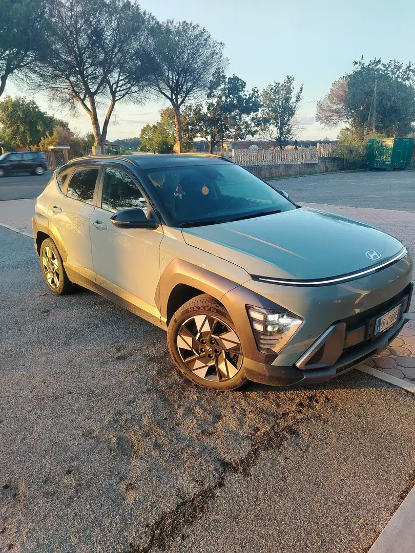 Hyundai KONA Kona II 20231.6 gdi hev X Line 2wd 141cv dct Verde - 2