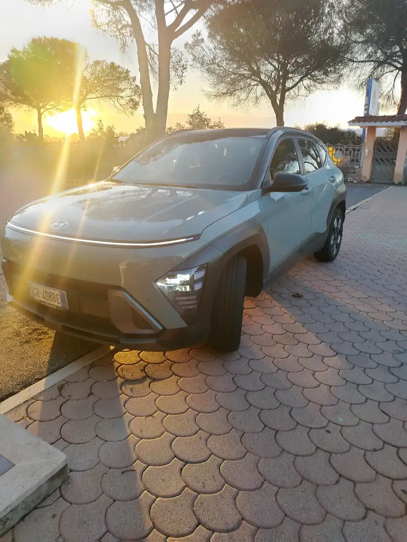 Hyundai KONA Kona II 20231.6 gdi hev X Line 2wd 141cv dct Verde - 1