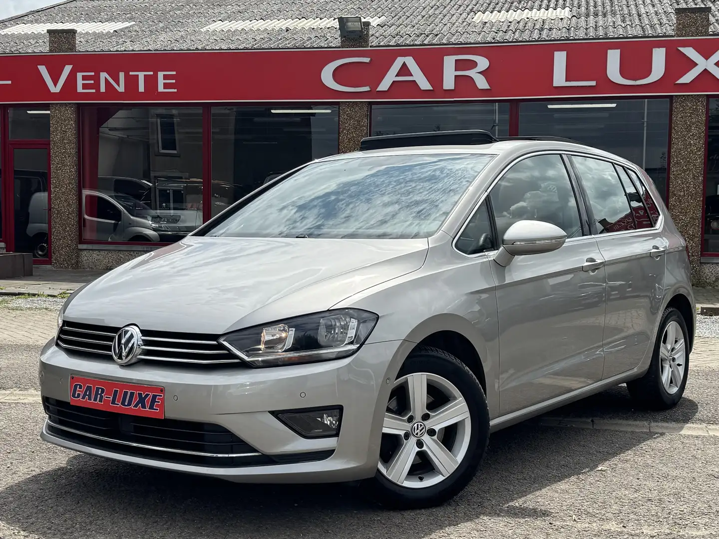 Volkswagen Golf Sportsvan 1.4TSI 125CV HIGHLINE PANORAMIQUE GPS CUIR FULL Beige - 1