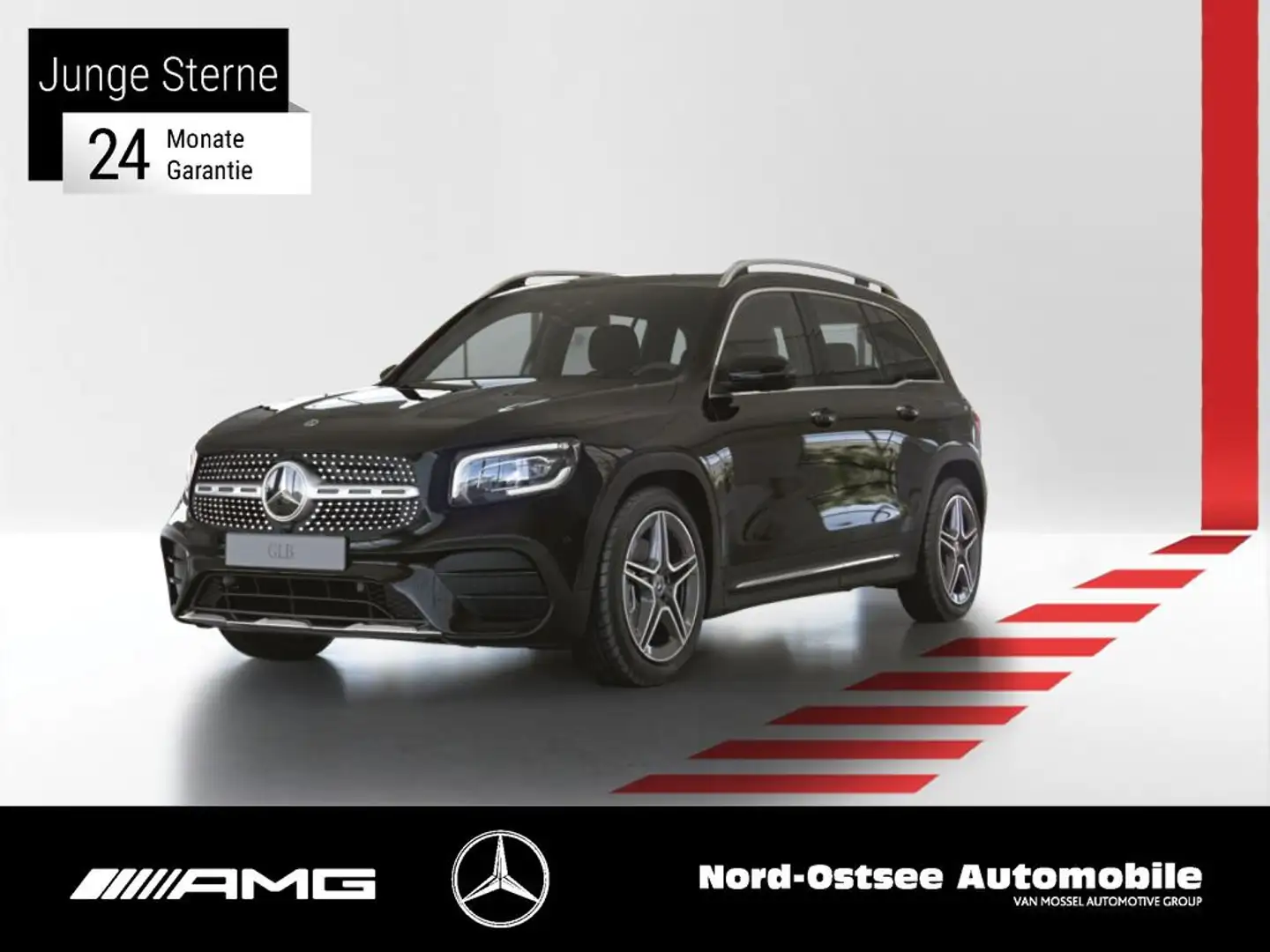 Mercedes-Benz GLB 200 d AMG NAVI KAMERA LED TEMPOMAT PDC Zwart - 1