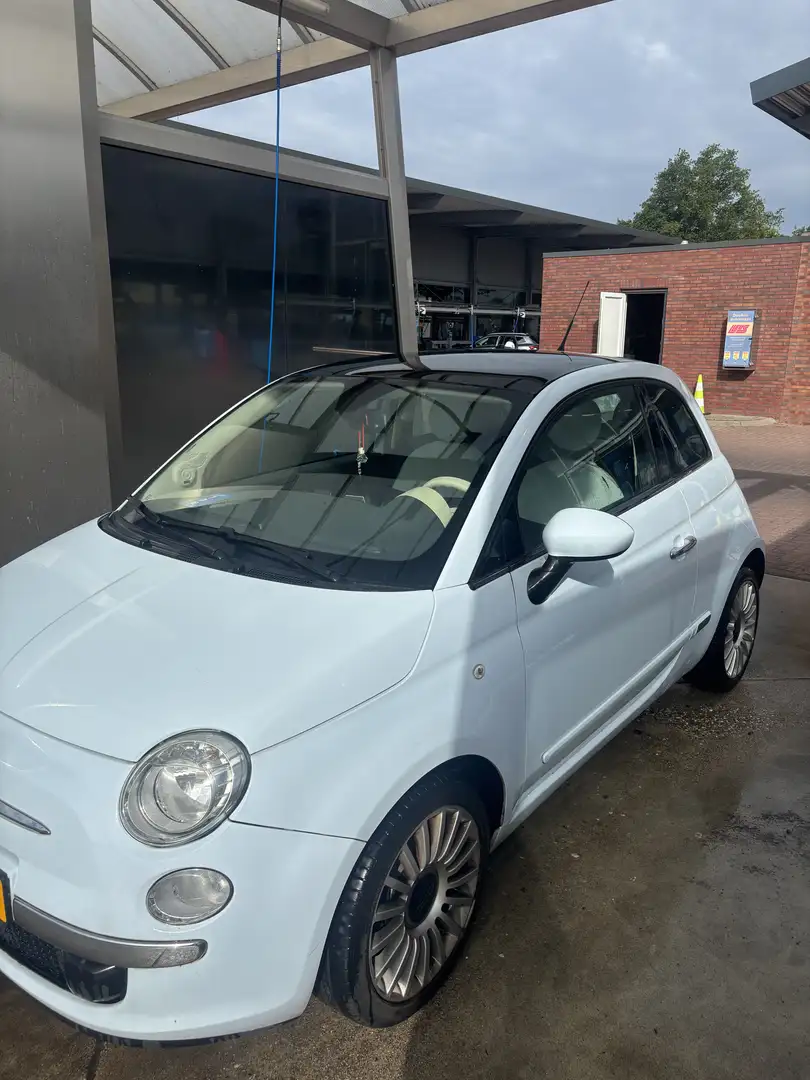 Fiat 500 1.2 Lounge Blauw - 2