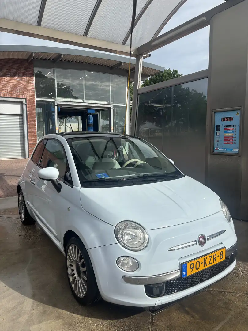 Fiat 500 1.2 Lounge Blauw - 1