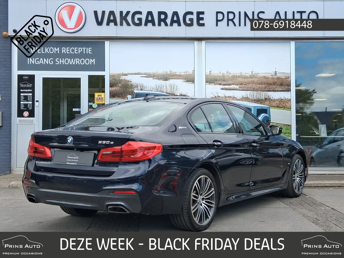 BMW 530 5-serie 530e iPerformance High Executive M Sport | Noir - 2