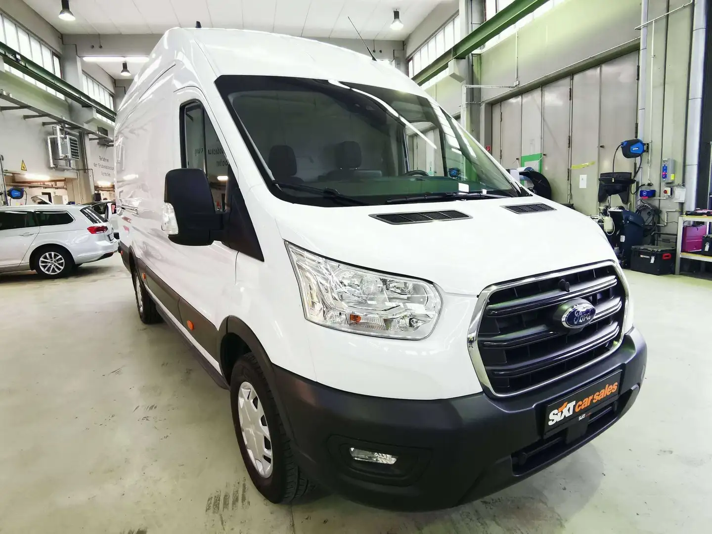 Ford Transit Kast 350 L4 Trend Nav|SHZ|PDC+Kam|Holzb. White - 1