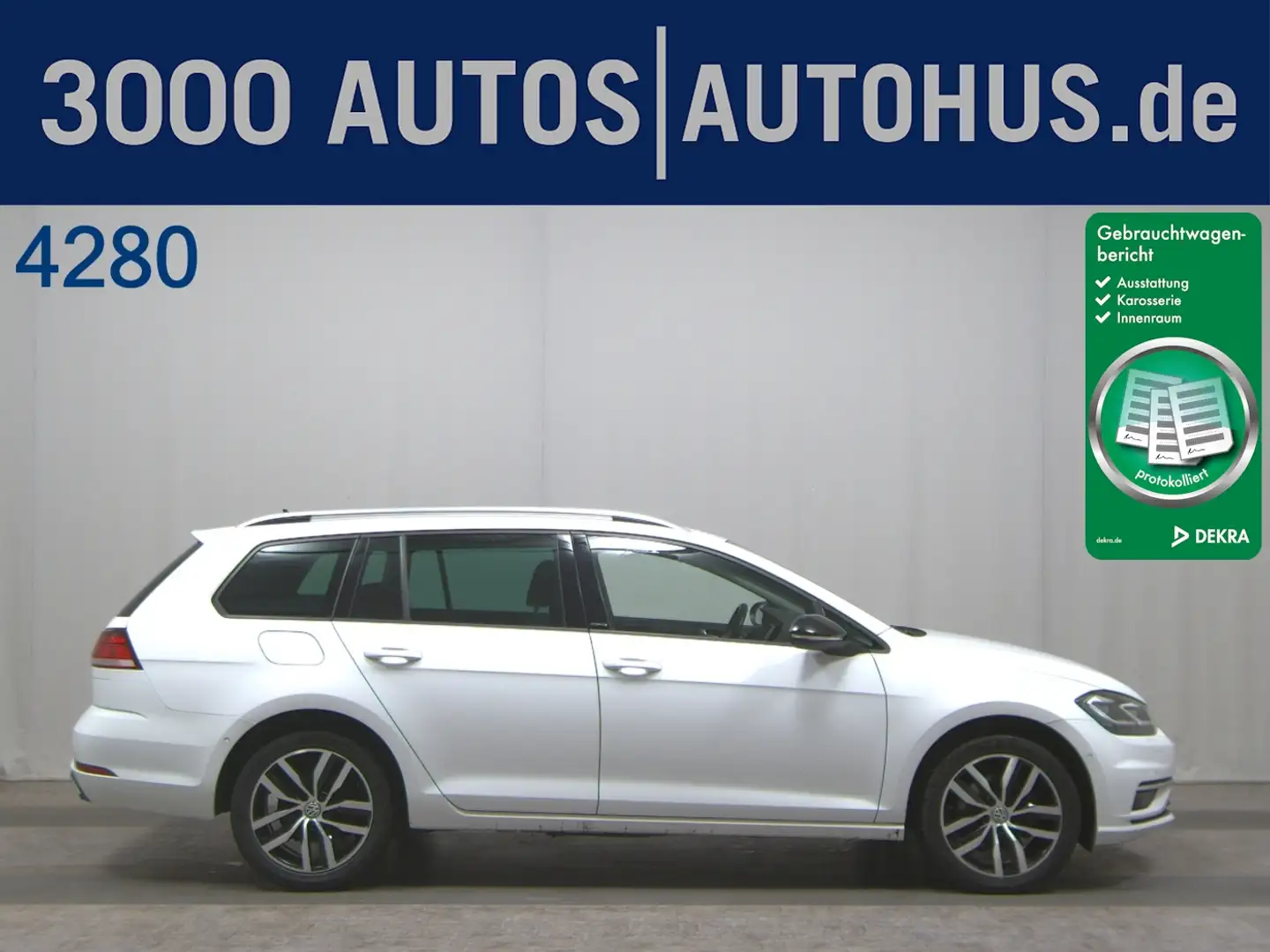 Volkswagen Golf Variant Golf VII Variant 1.5 TSI BMT IQ.DRIVE ACC Navi Weiß - 1