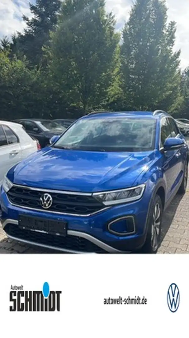 Volkswagen T-Roc 1.5TSi Move Standheiz. NaviMedia 17Zoll LED Sit... Blau - 1