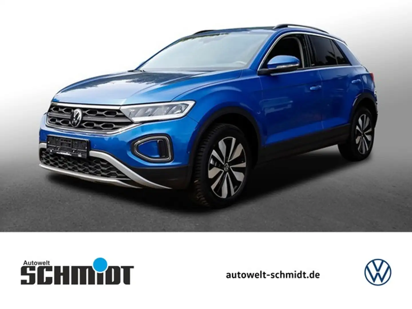 Volkswagen T-Roc 1.5TSi Move Standheiz. NaviMedia 17Zoll LED Sit... Blauw - 1