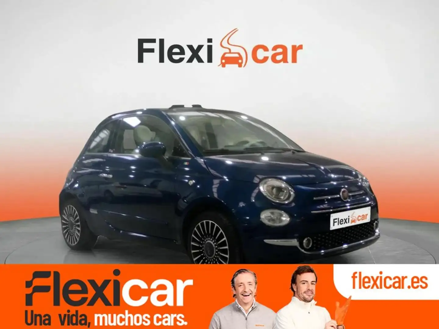 Fiat 500C 1.2 Lounge Azul - 1
