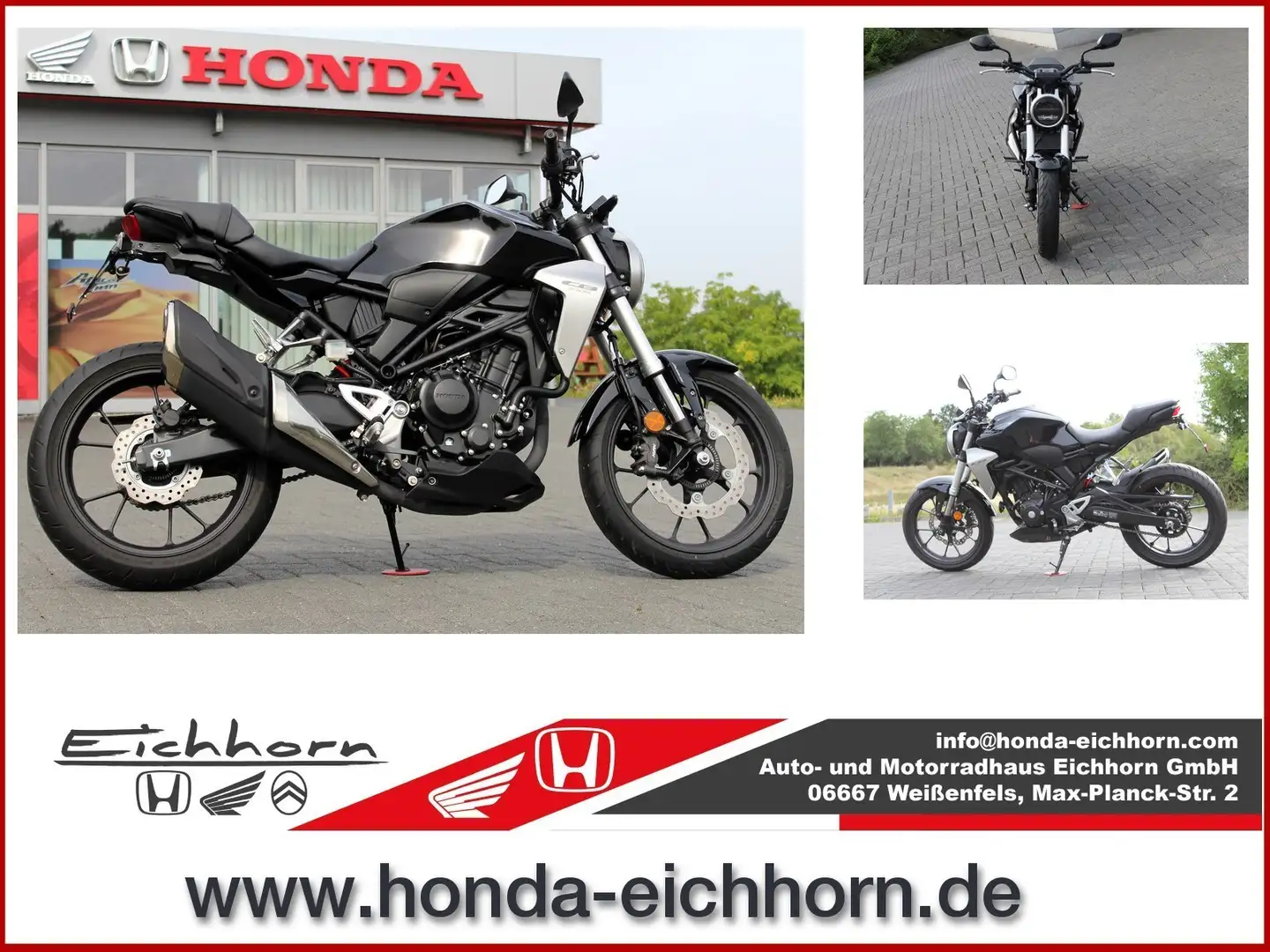 Honda CB 300 CB 300 R ABS+ LED Insp+HU NEU Schwarz - 1