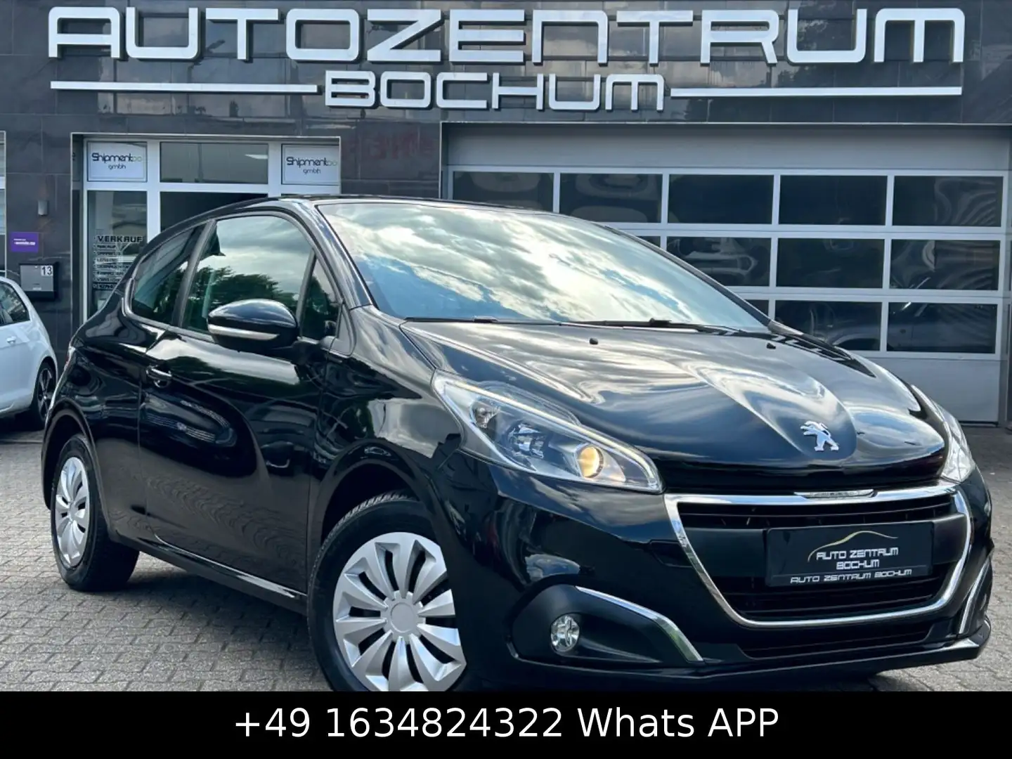Peugeot 208 Active Scheckheft Klimaanlage Tüv neu PDC Schwarz - 1