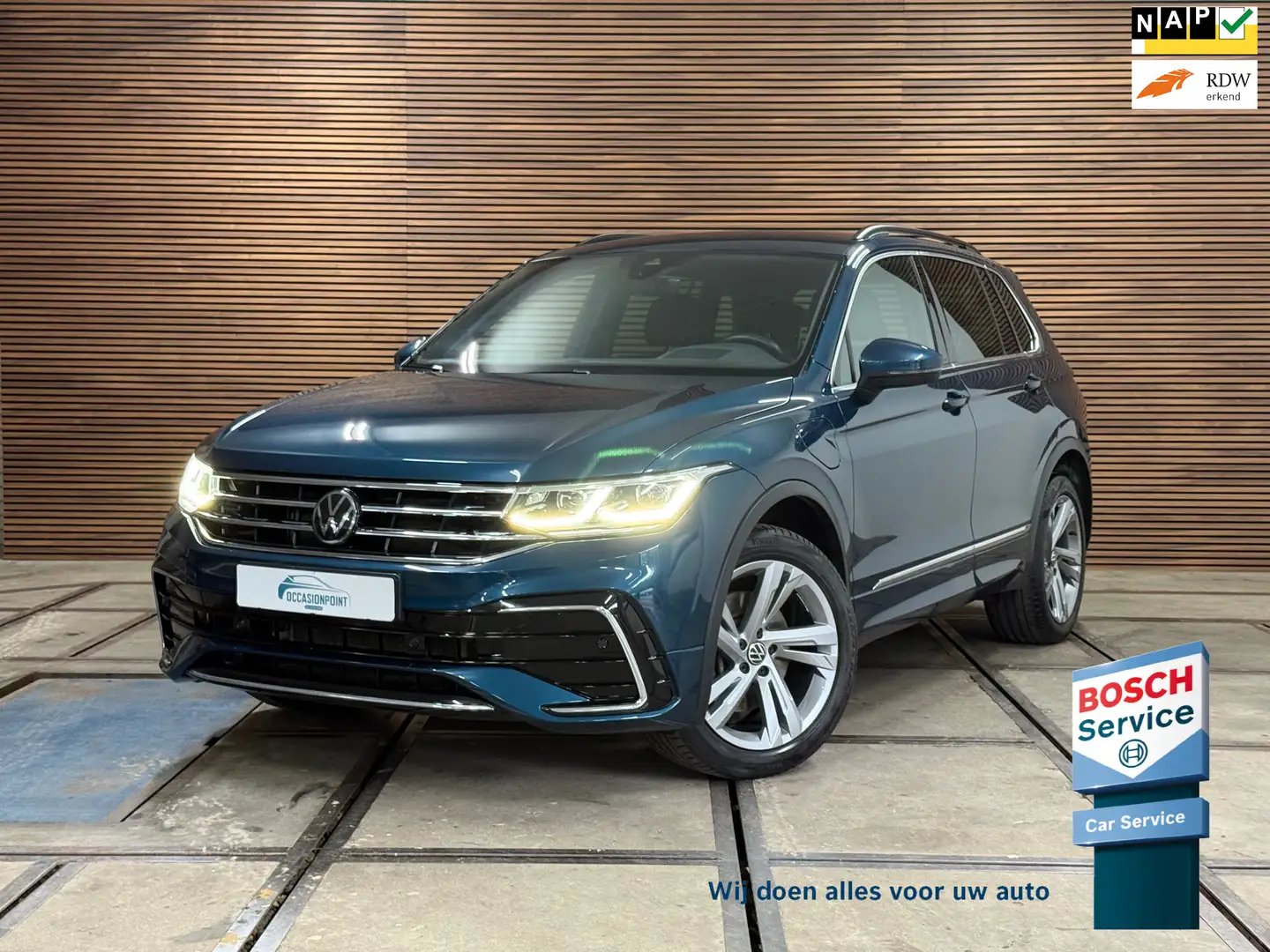 Volkswagen Tiguan 1.4 TSI eHybrid 2x R-Line Business+ | HUD | Leder Blauw - 1