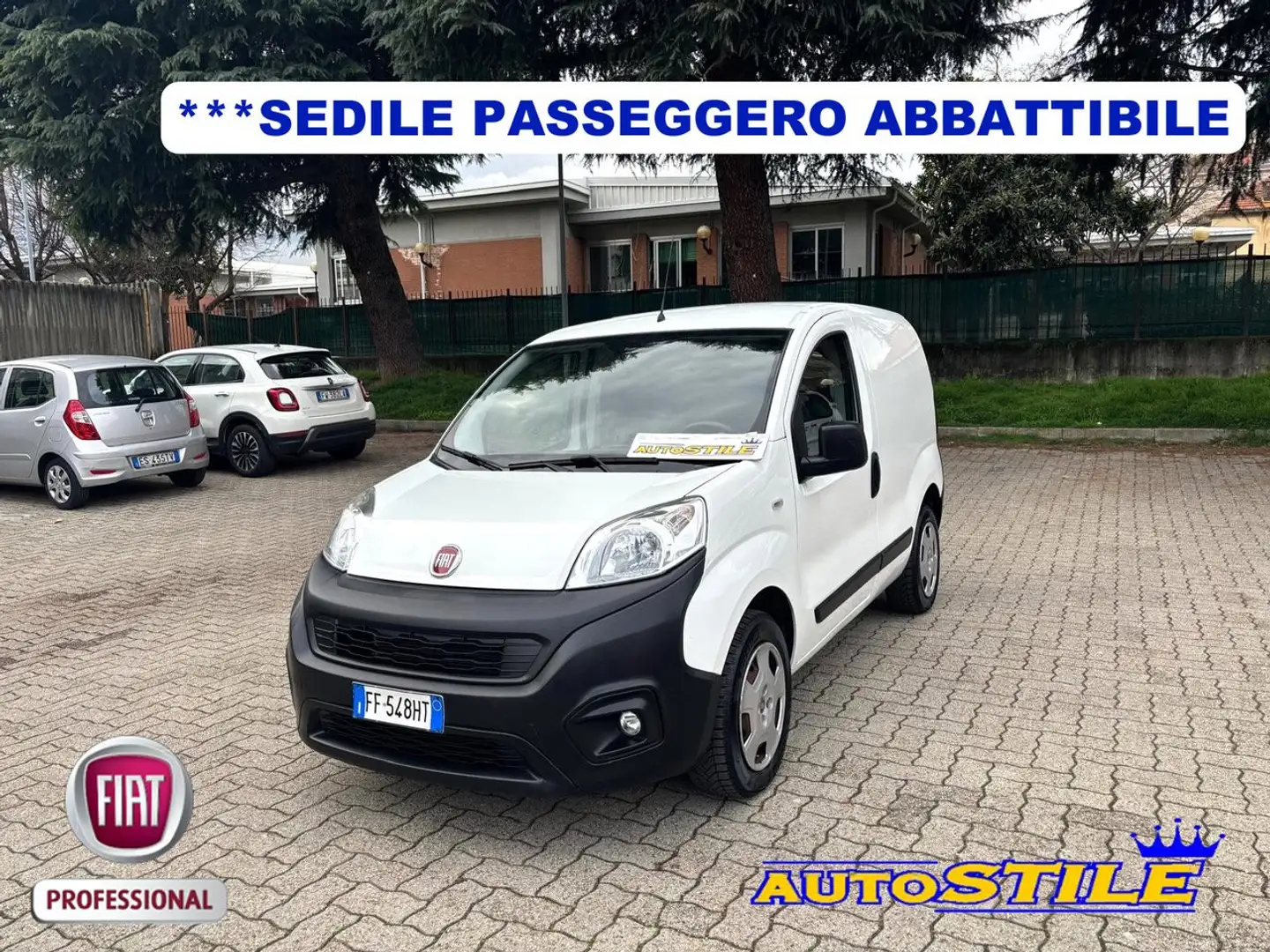 Fiat Fiorino 1.3 MJT 16V **SEDILE PASSEGGERO ABBATTIBILE Blanc - 1
