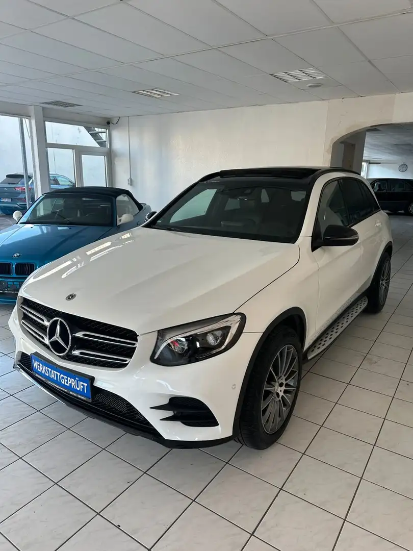 Mercedes-Benz GLC 250 D 4 Matik AMG Line Night*Tüv/Insp.Neu* Weiß - 1