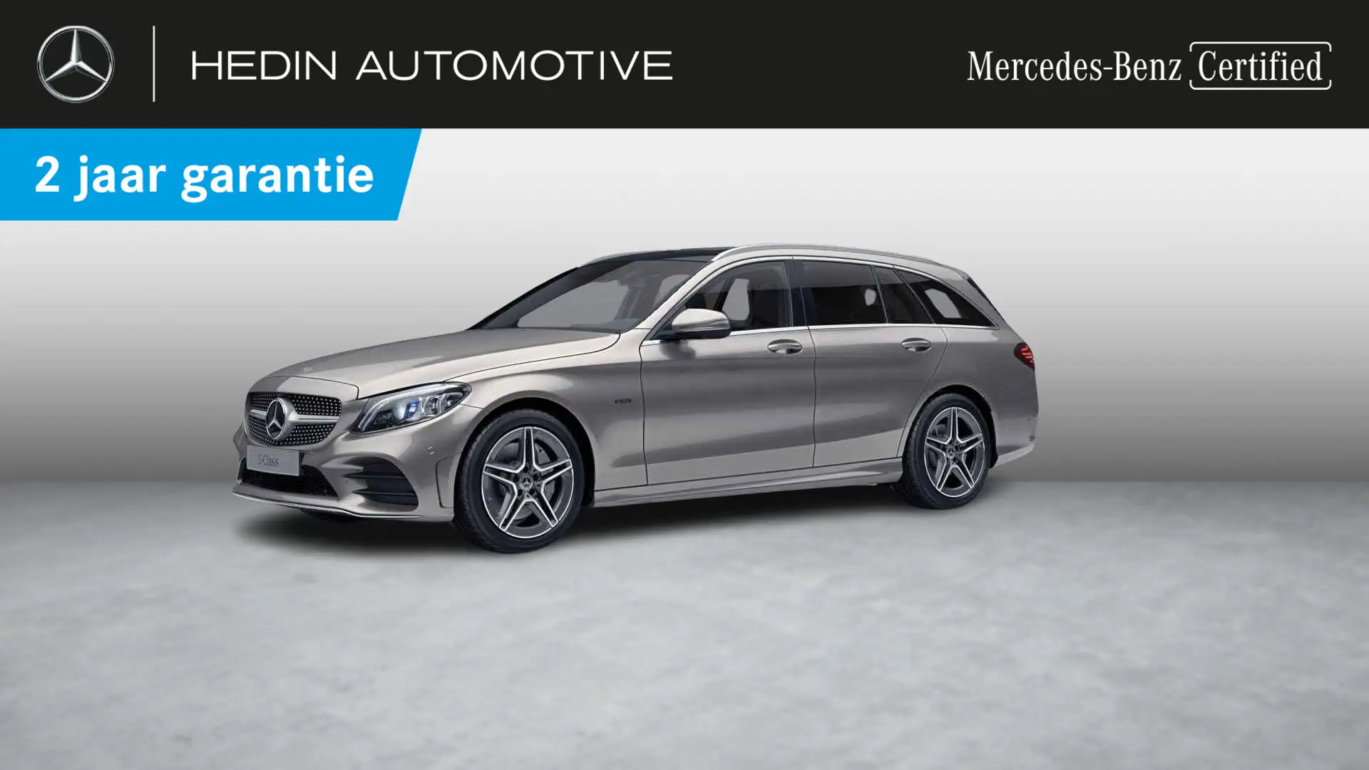 Mercedes-Benz C 300 e Break AMG Line | Panoramisch Dak | 360° Parkeerp Zilver - 1