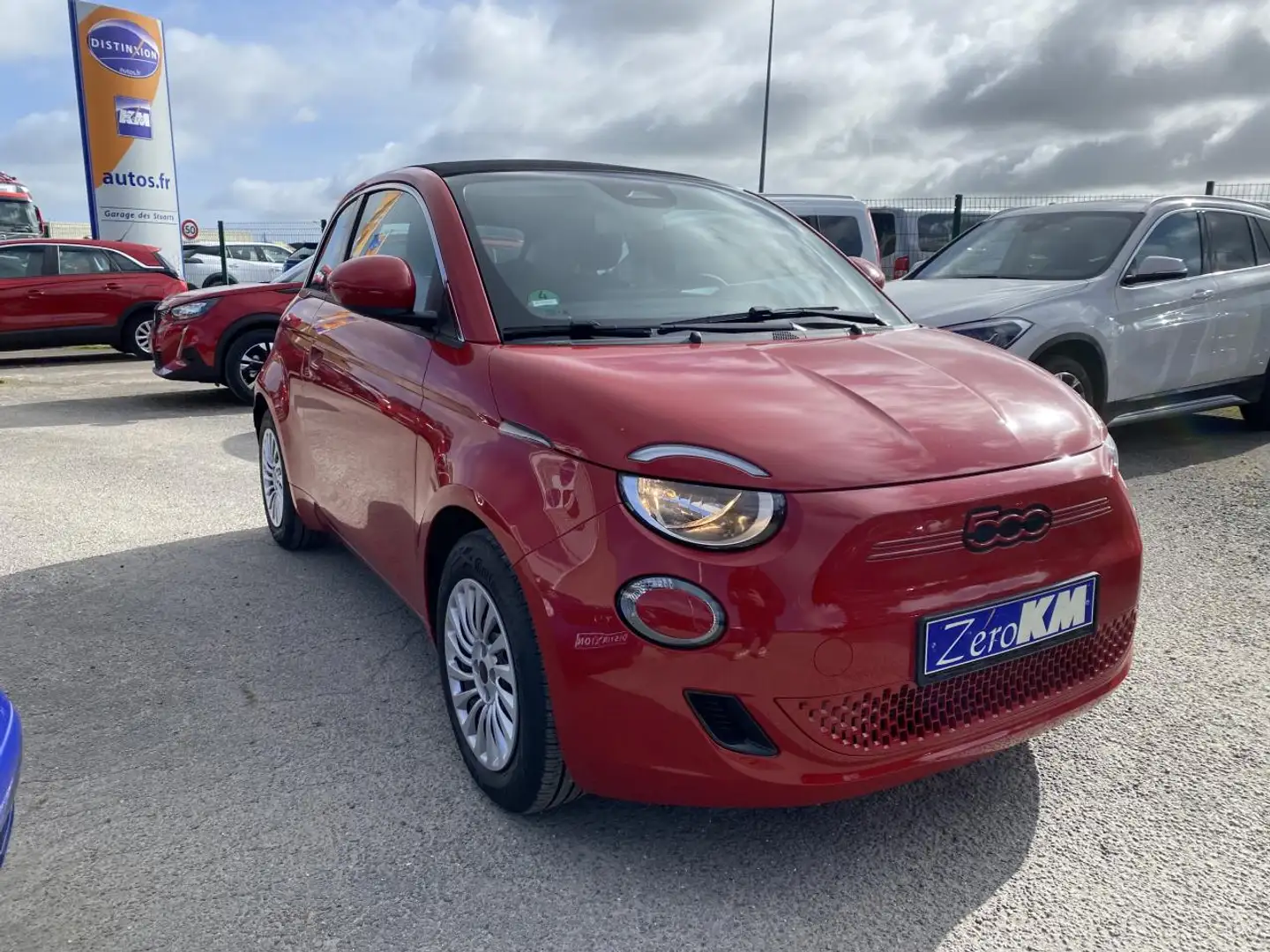 Fiat 500e Cabriolet Electrique 42 KWh 118CV Red Rood - 2