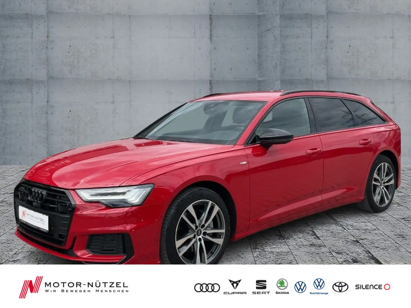 Audi A6 45 TFSI QU S-LINE 5JG+HD-MATRIX+NAVI+VC Rot - 1